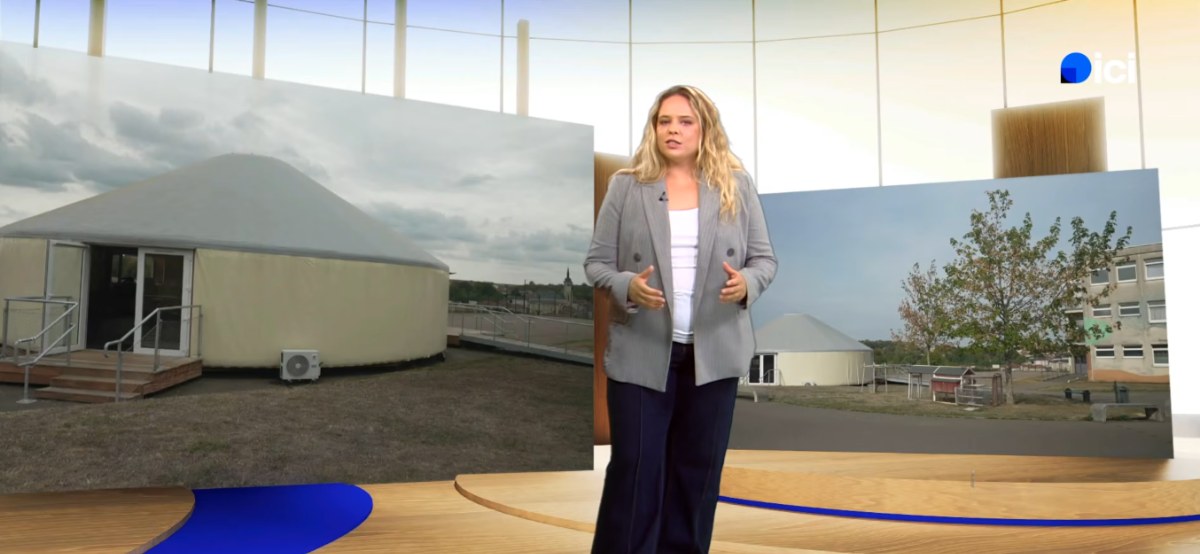 Reportage France 3 Grand Est : la Yourte de 100 m² du collège Ferdinand-Buisson à Thiaucourt-Regniéville